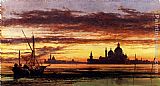 'Sunset Sky, Salute And San Giorgio Maggiore' by Edward William Cooke